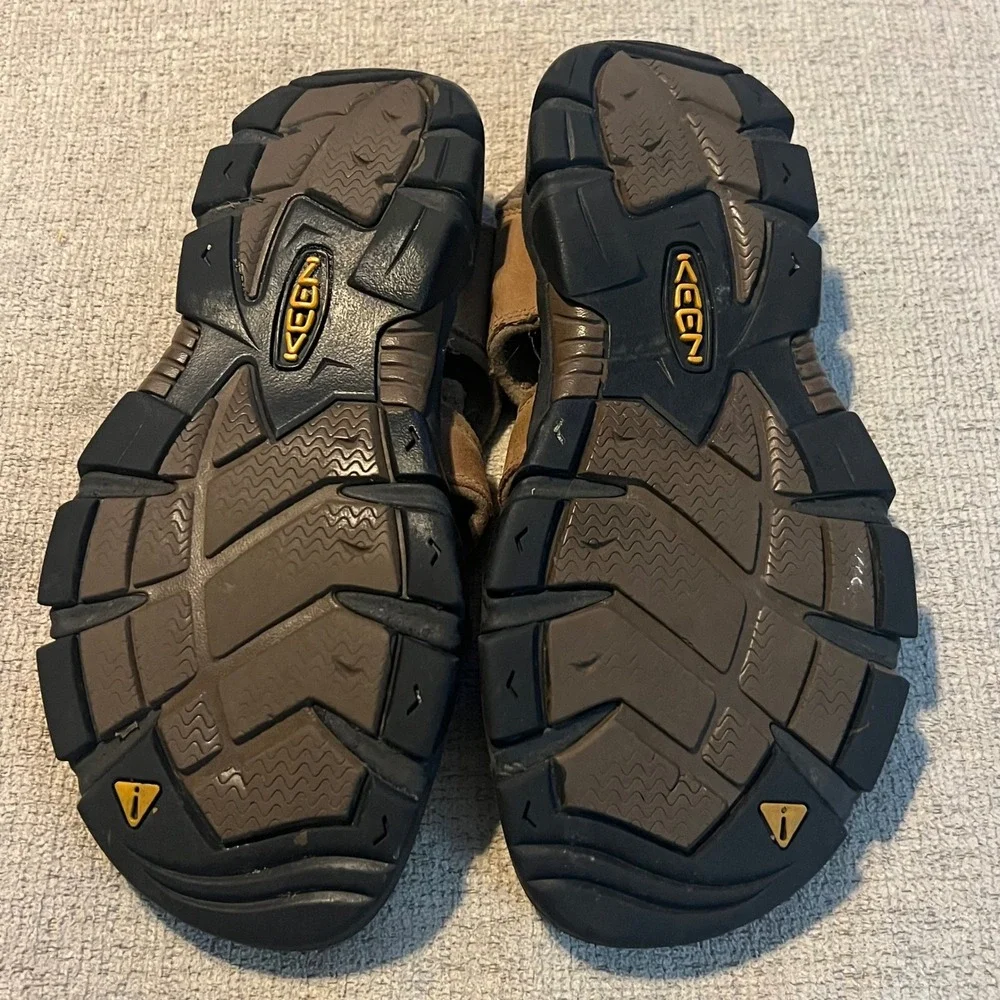 Keen Arroyo II Mens Hiking Sandals Brown Leather Waterproof 1008431 Size 9 US